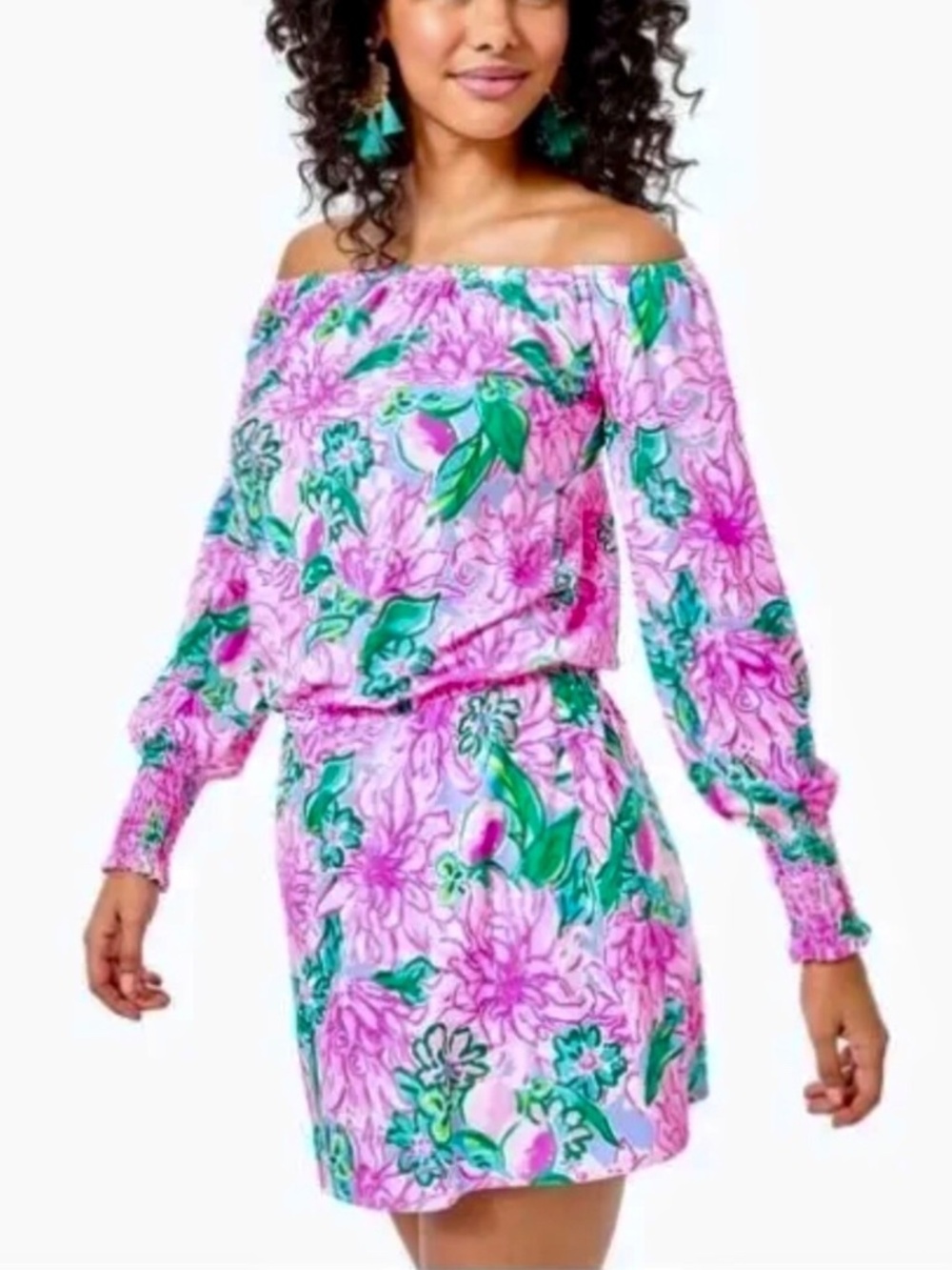Lilly Pulitzer Lana Skort Romper Pink Blossom Try Your Zest Size M Preppy!